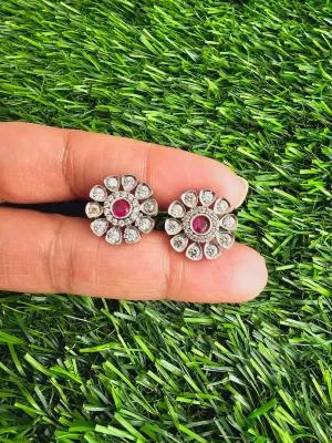 Pure 925 Silver Stud Earrings