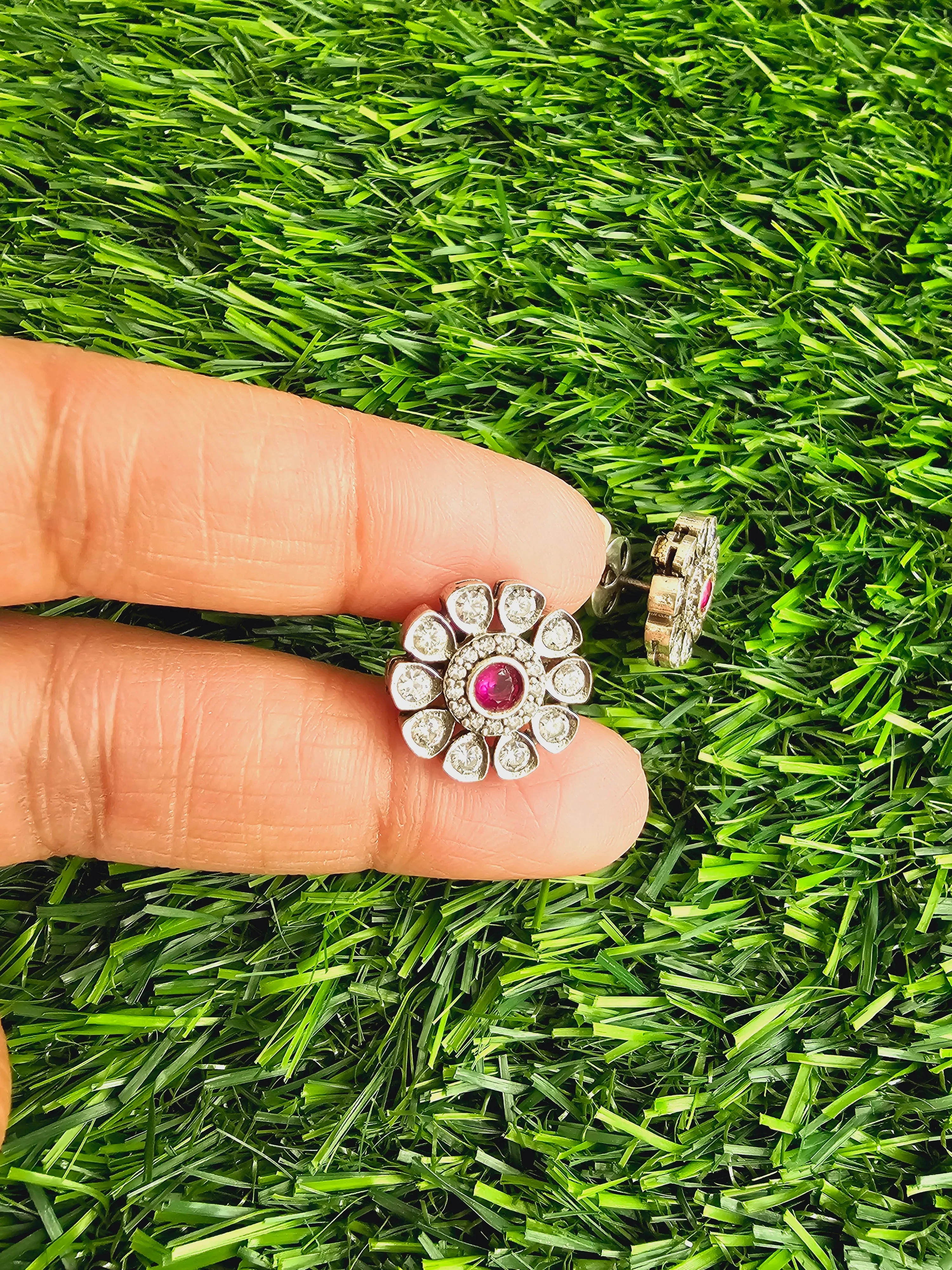 Pure 925 Silver Stud Earrings