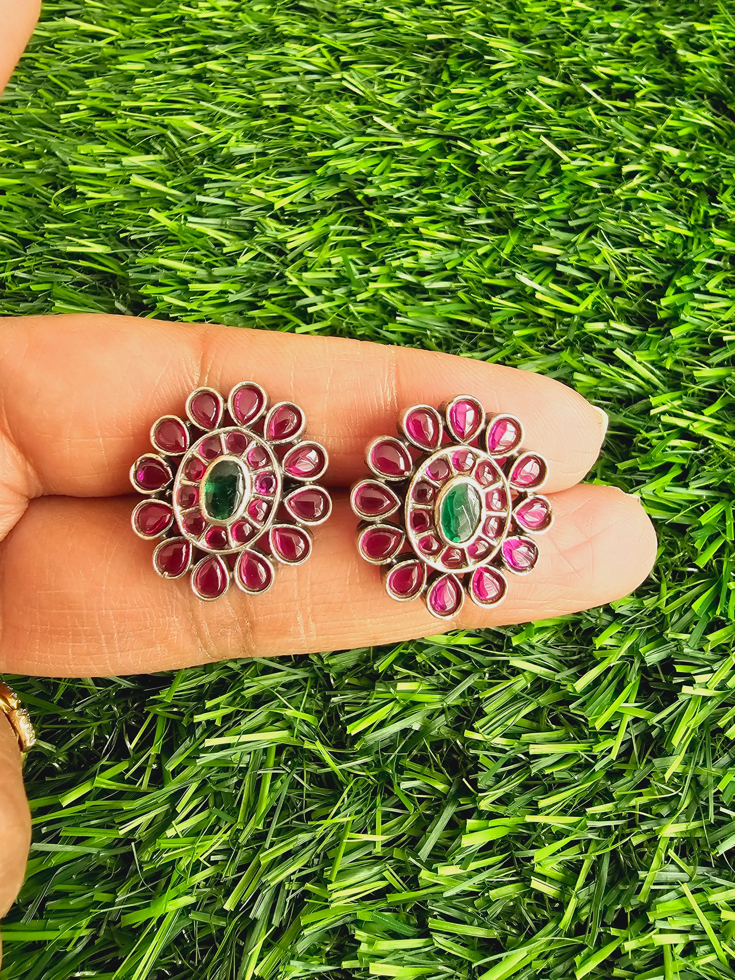 Pure 925 Silver Stud Earrings
