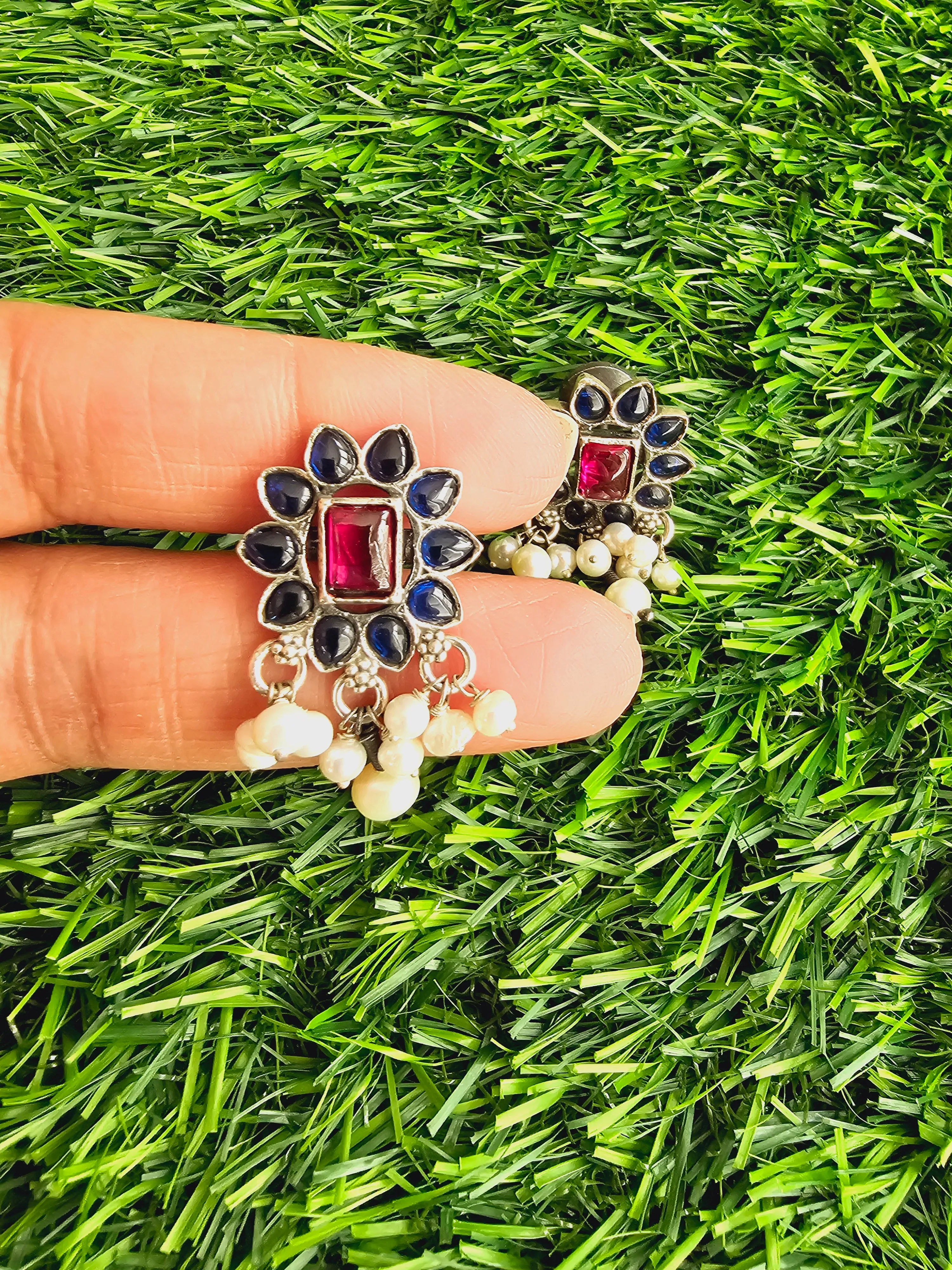 Pure 925 Silver Stud Earrings
