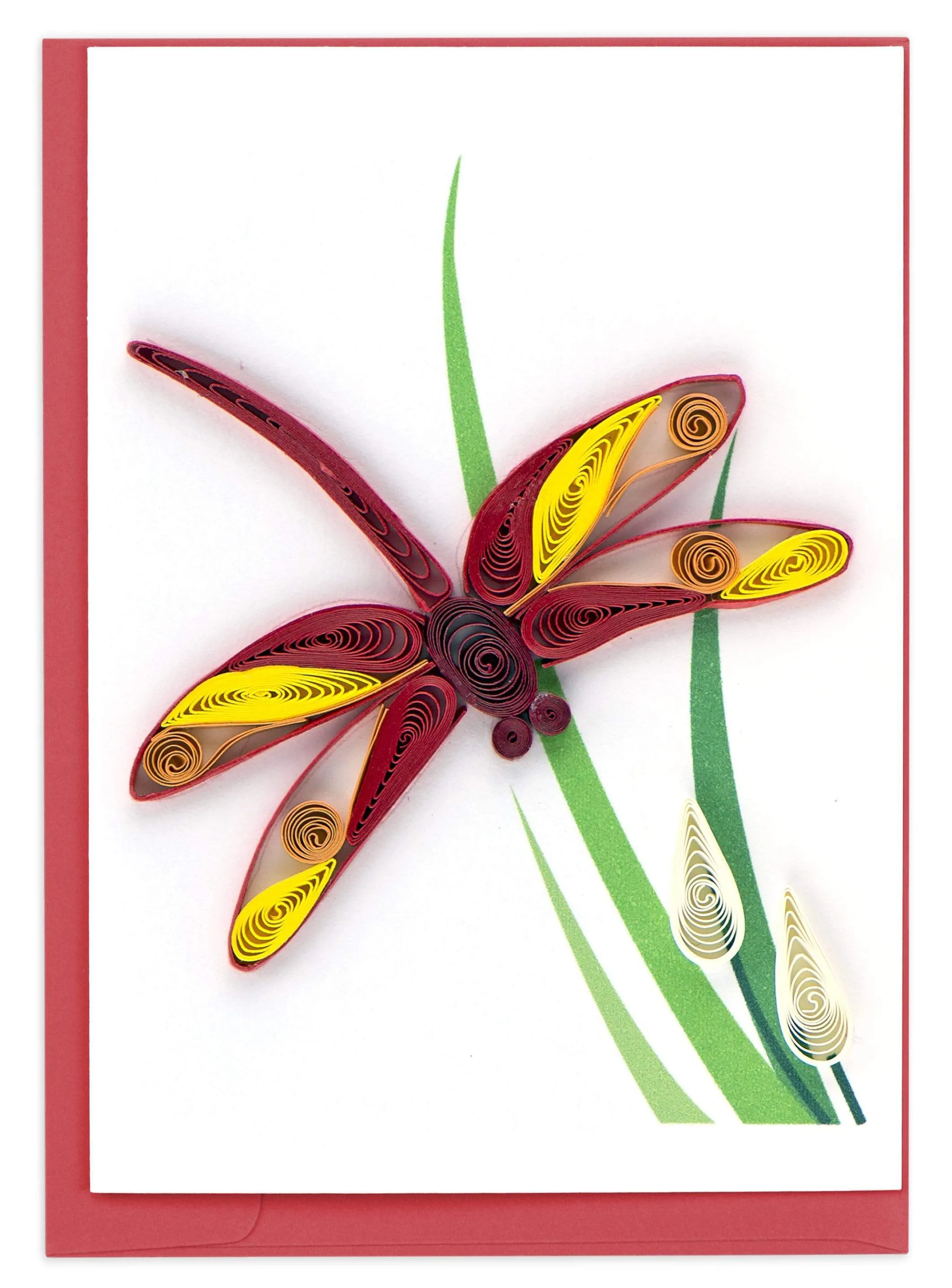Quilled Dragonfly Gift Enclosure Mini Card