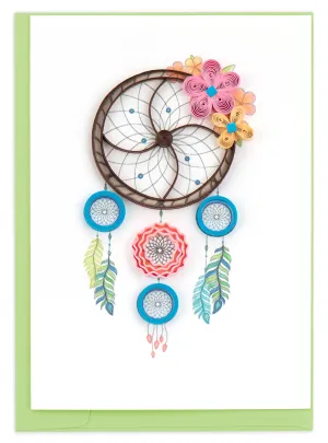 Quilled Dreamcatcher Gift Enclosure Mini Card