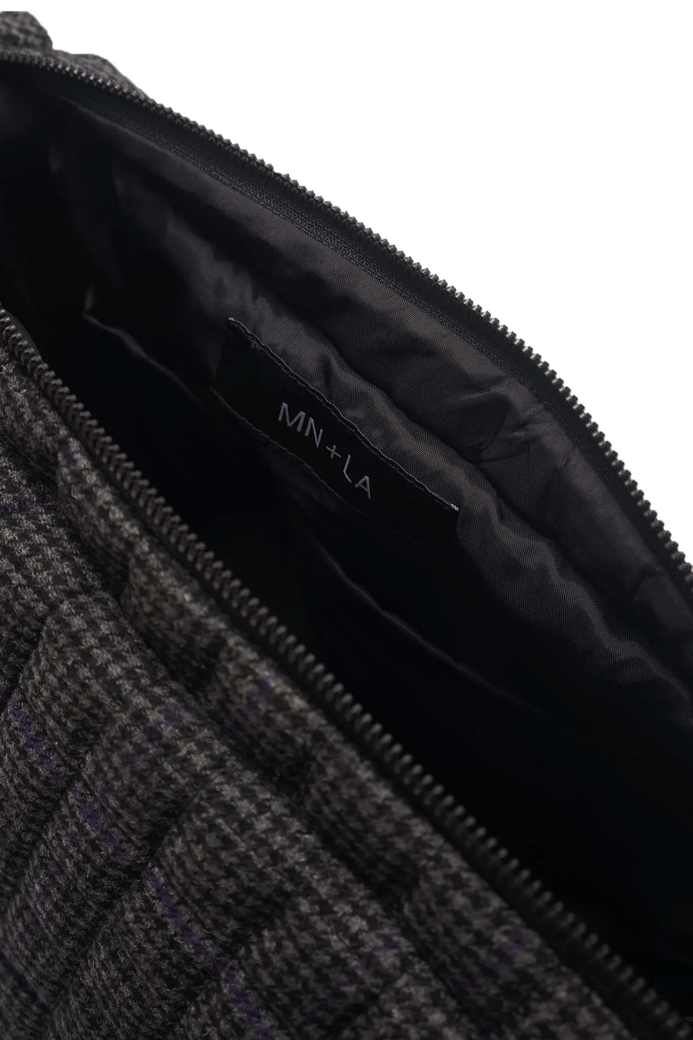 "FLOW" CROSS BAG IN PIGEON PLAID