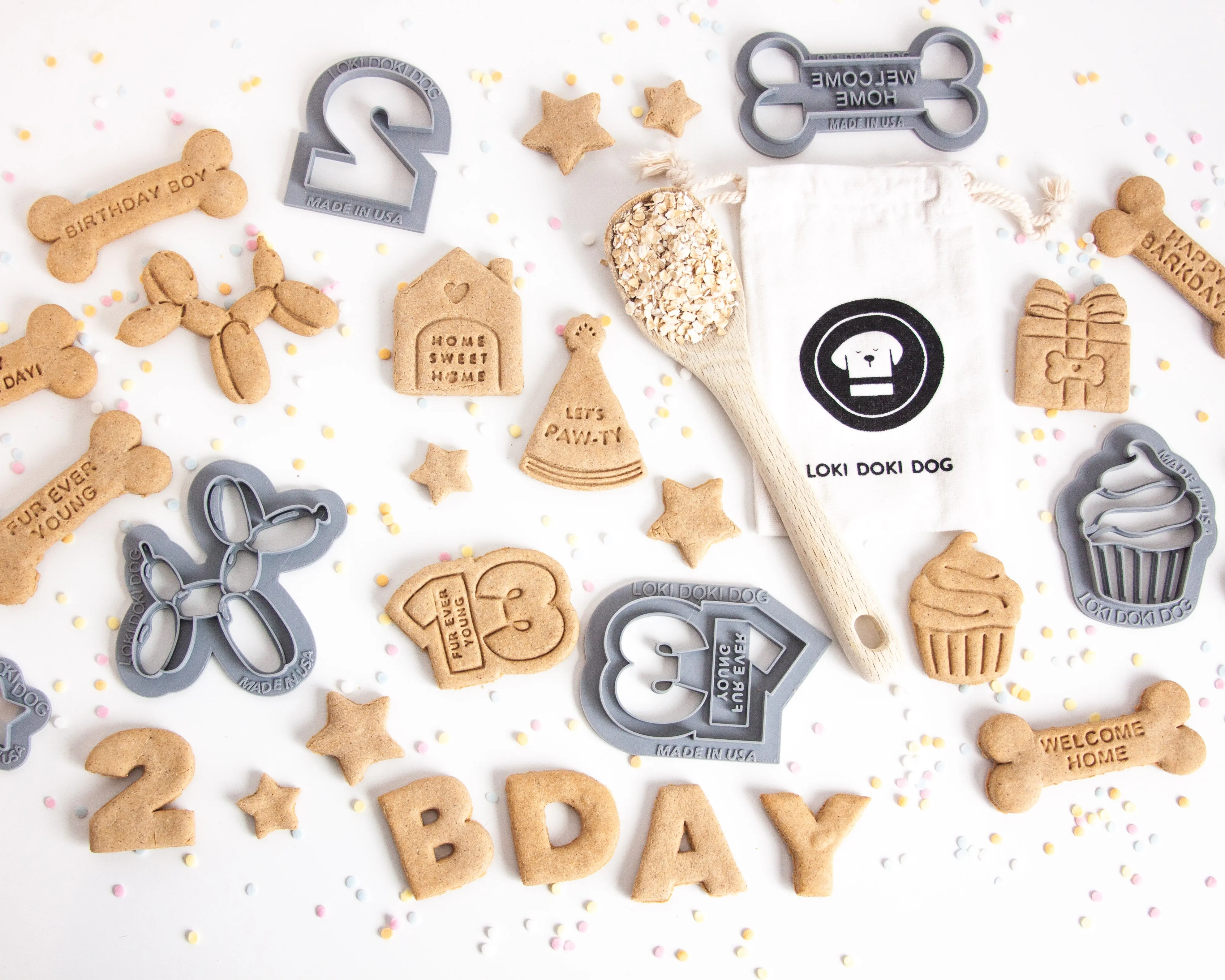 "Happy Gotcha Day" Bone Cookie Cutter