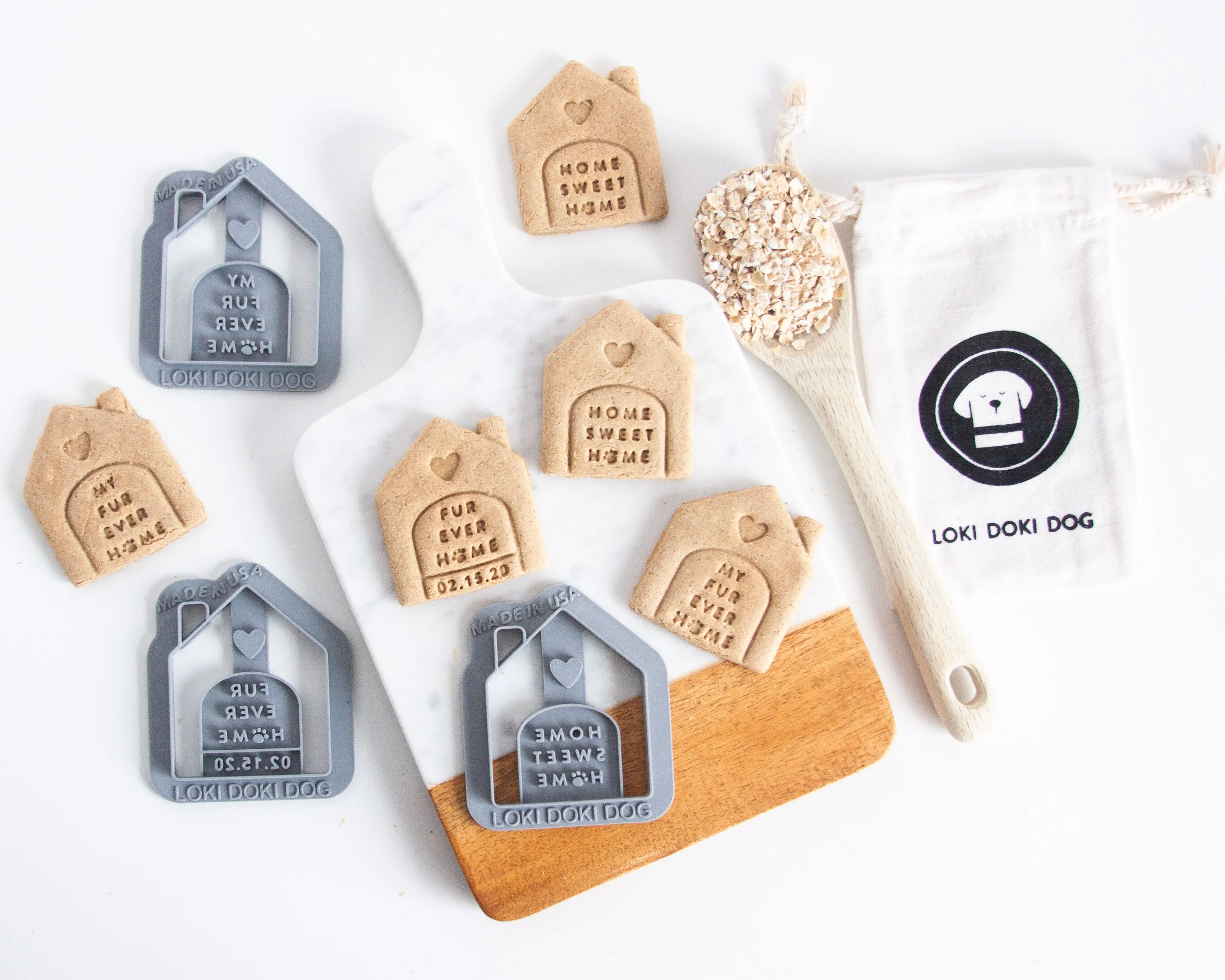 "Home Sweet Home" & "My Fur Ever Home" Shaped Cookie Cutter