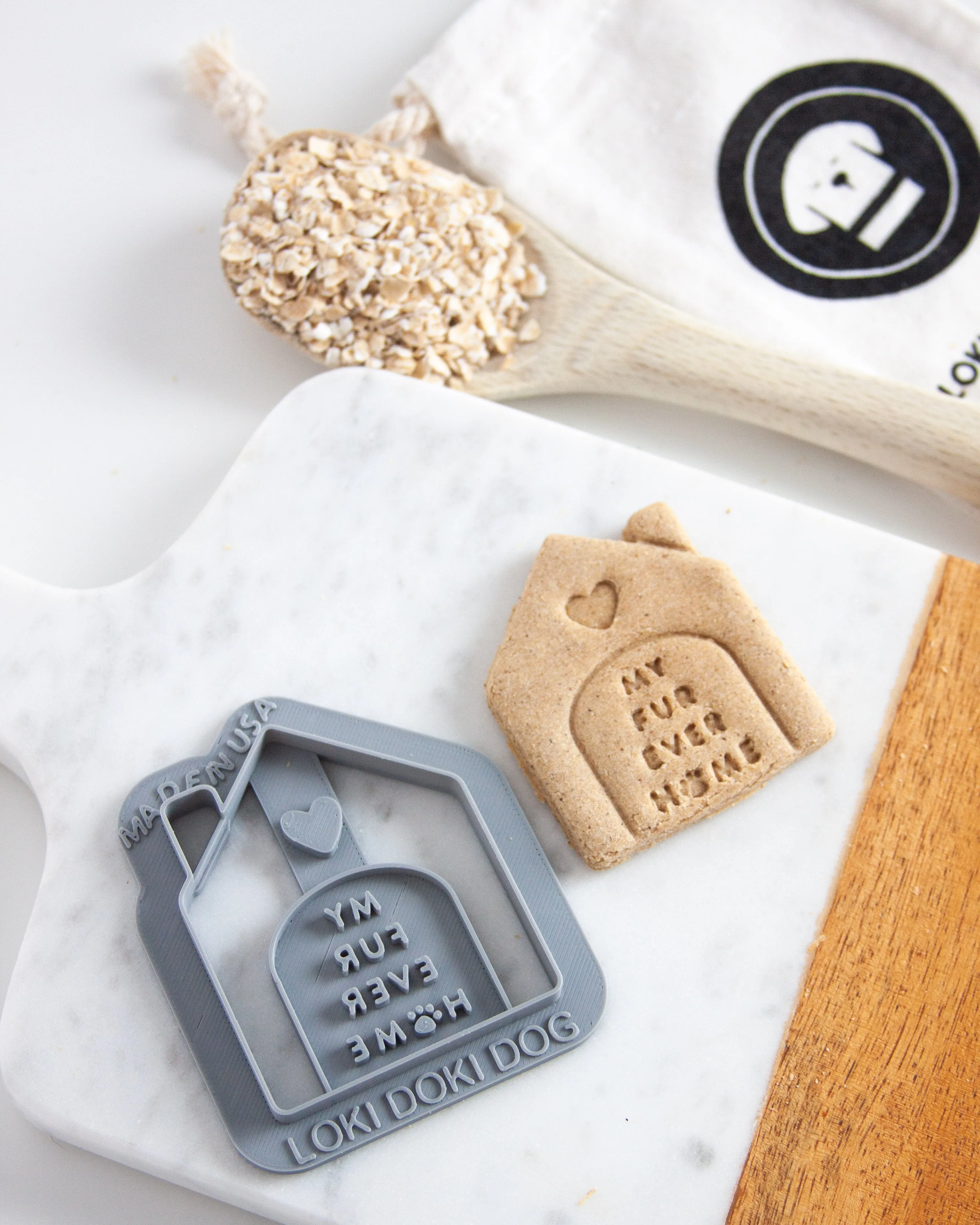 "Home Sweet Home" & "My Fur Ever Home" Shaped Cookie Cutter