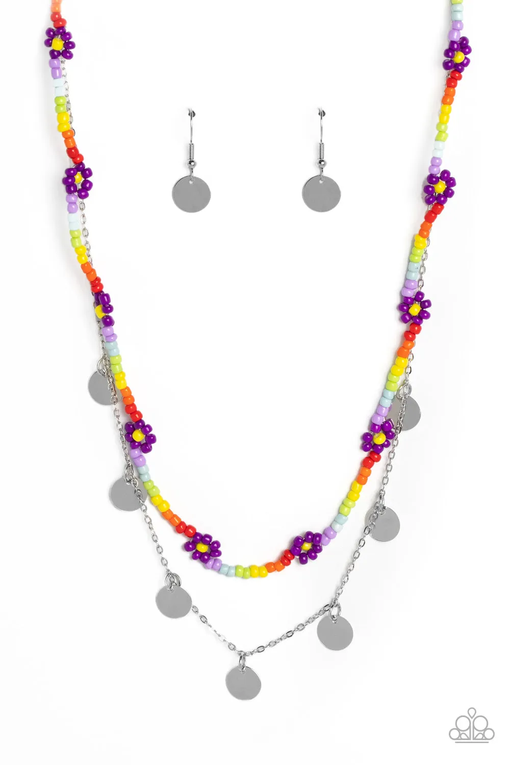 Rainbow Dash - Purple Necklace - Paparazzi Accessories