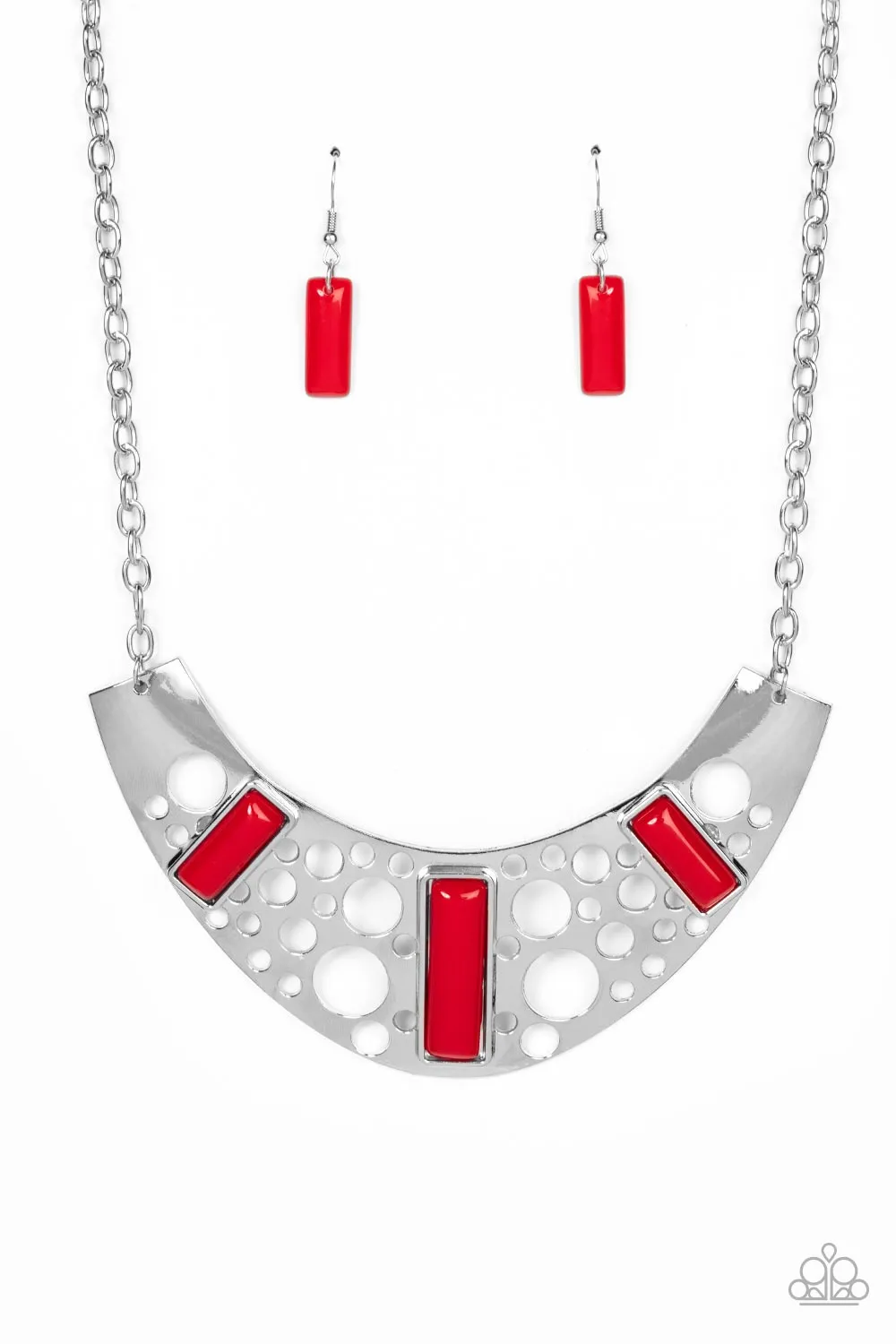 Real Zeal - Red Necklace - Paparazzi Accessories
