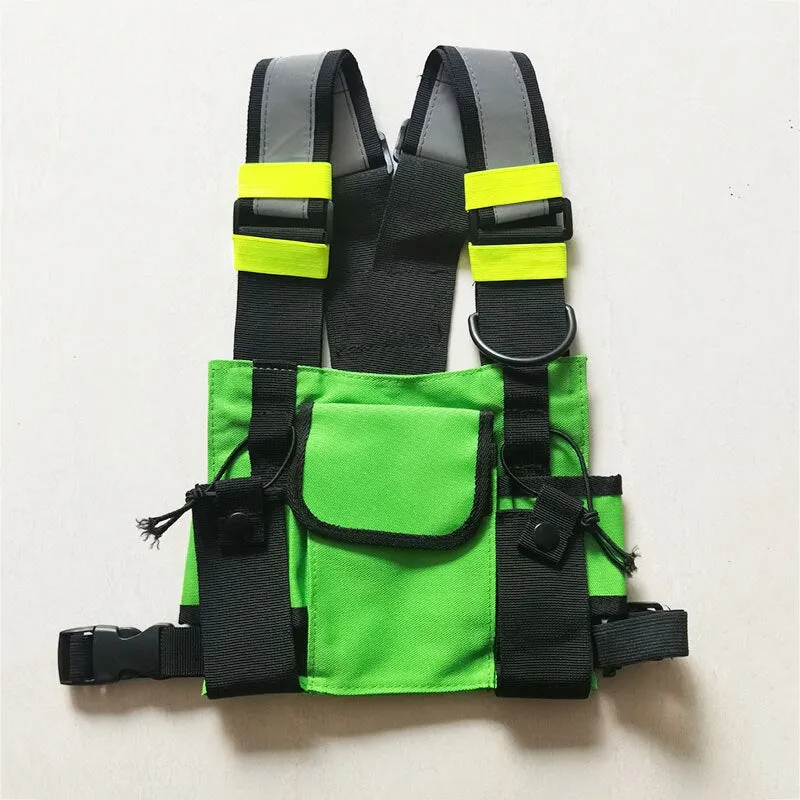 Realaiot Tide cool Women Chest Rig Bag Tactical Chest Bags For Men Fashion Bullet Hip Hop Vest Streetwear Bag Function Tactics Waist Pack