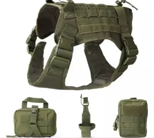 RECON GS2 K9 Tactical Harness 5 Piece Set
