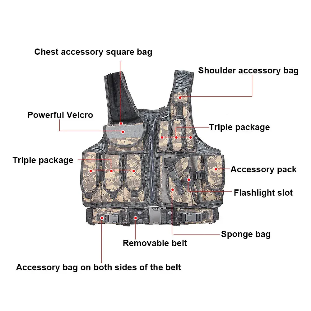 RECON GS2 Multifunctional combination MOLLE Load Bearing combat vest