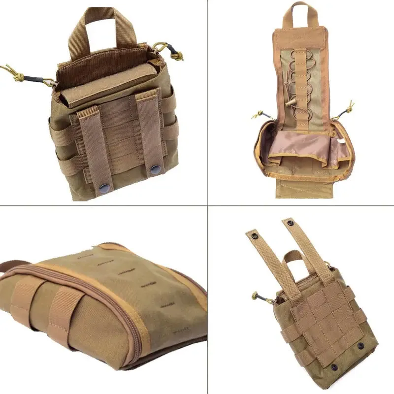 RECON GS2 Tactical MOLLE IFAK (Individual First Aid Kit) Speed Pouch  Now includes 1 x FREE pair of emergency scissors