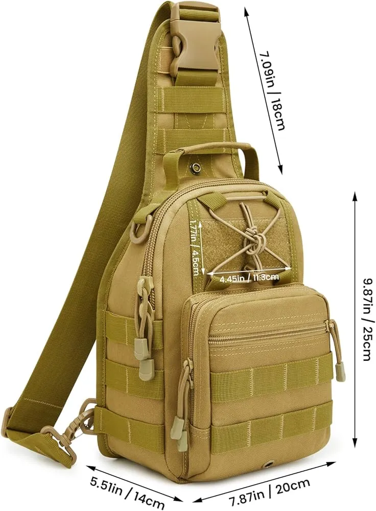 RECON GS2U GS3 Tactical Crossbody Sling Pack