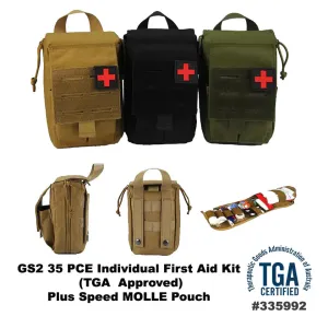 Recon Individual First Aid Kit TGA approved Plus Speed MOLLE Pouch