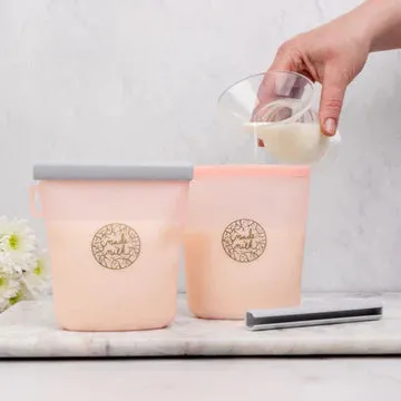 Reusable Breastmilk Storage Bags | 2pk | Pink