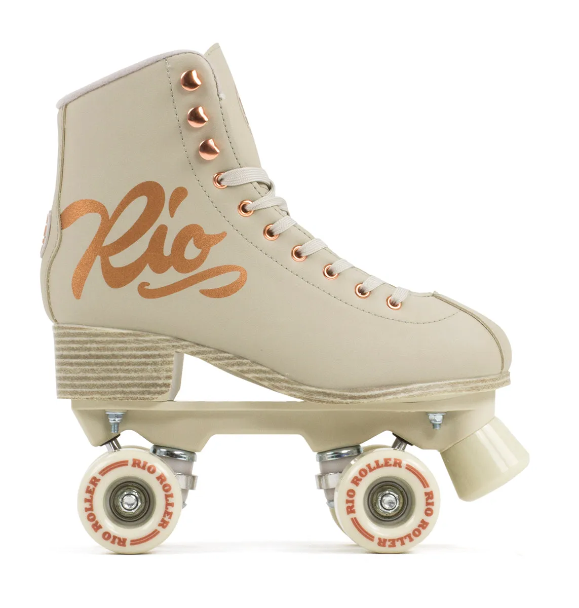 RIO ROLLER ROSE QUAD SKATES - Cream