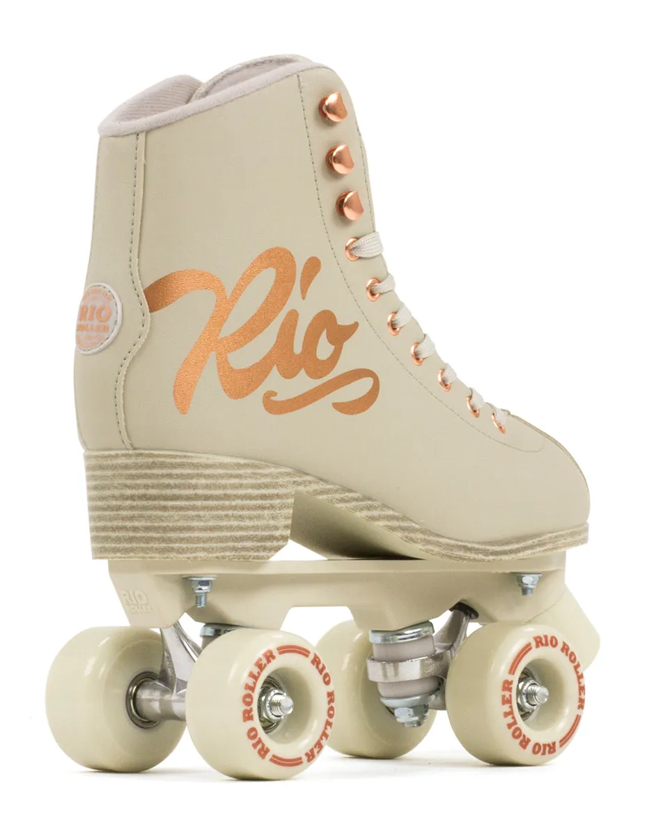 RIO ROLLER ROSE QUAD SKATES - Cream