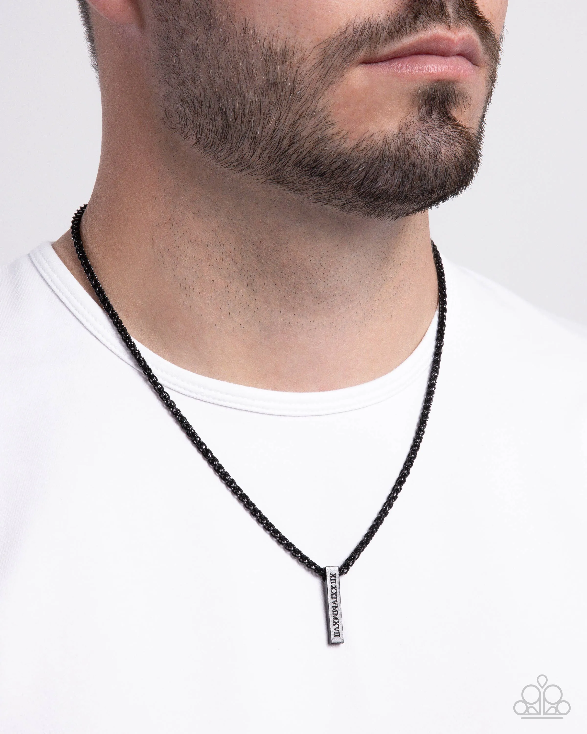 Roman Rebel - Black Necklace - Paparazzi Accessories
