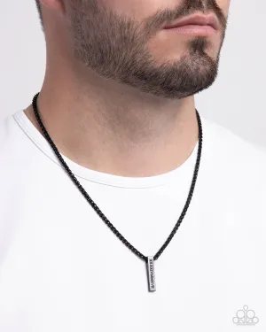 Roman Rebel - Black Necklace - Paparazzi Accessories