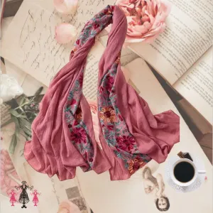 Rose Pashmina Scarf