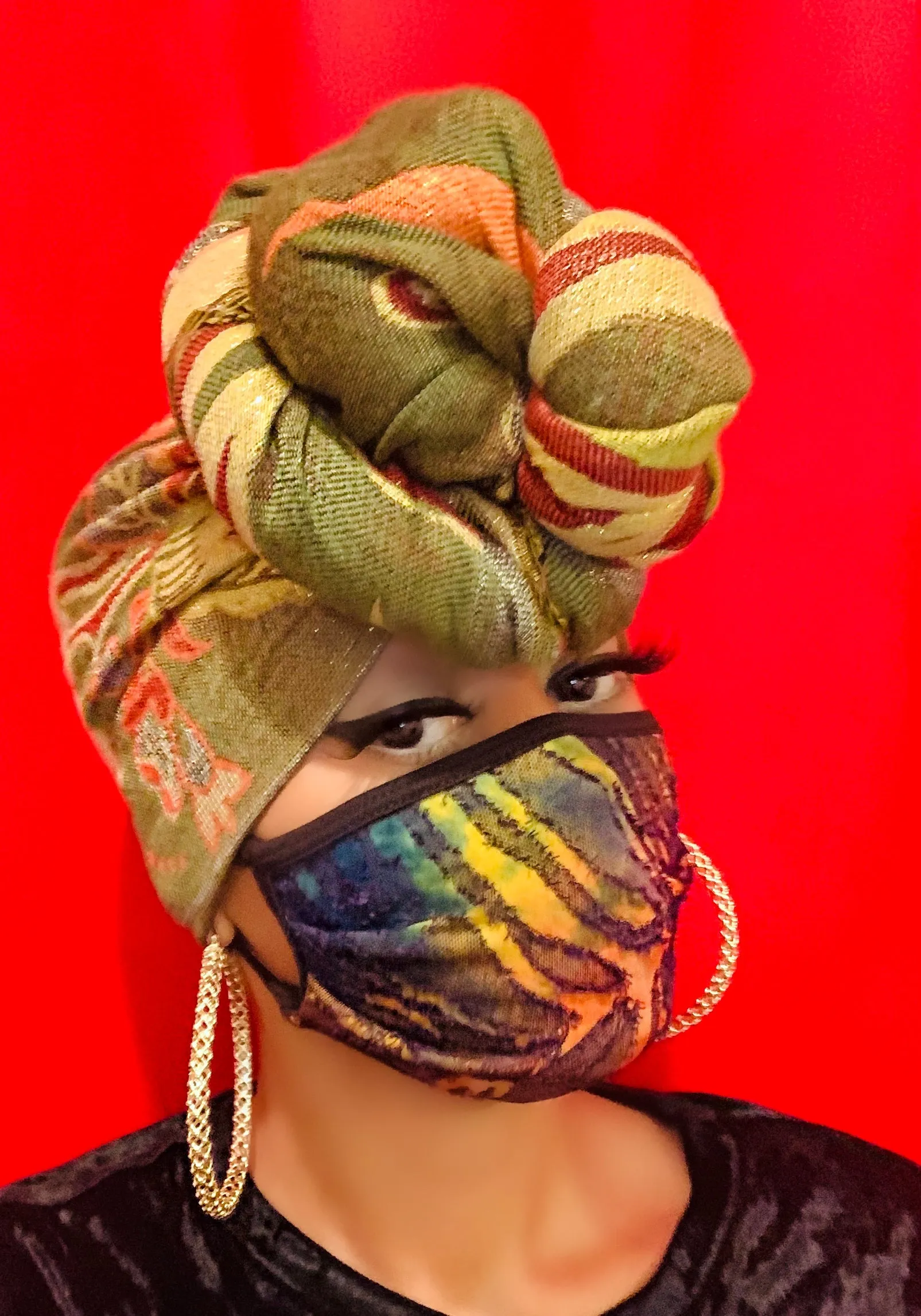 Royalty Head Scarf (Olive)