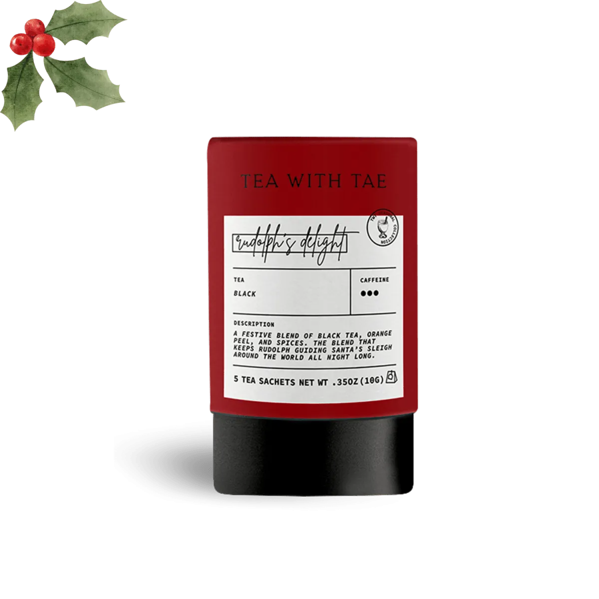 Rudolph's Delight Mini Tea Tube (5 tea bags)