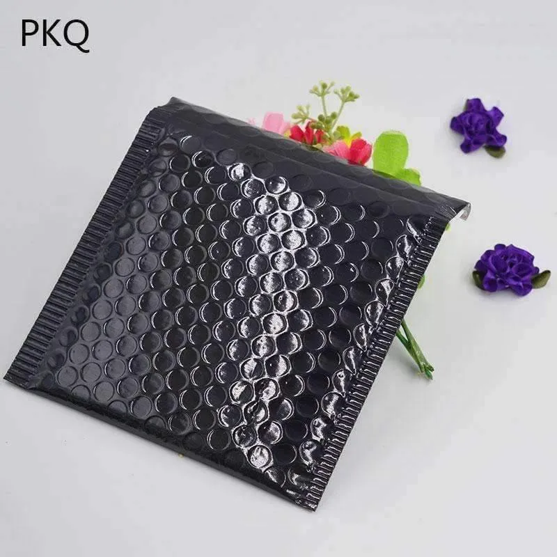 Rynx | 15*13cm black plastic bubble envelopes bags shipping bags padded shipping envelope with bubble shipping bag business supplies