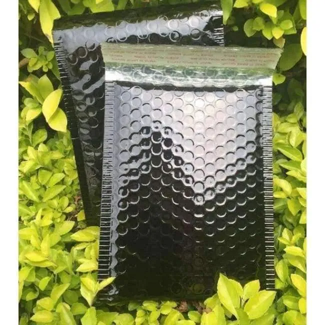 Rynx | 15*13cm black plastic bubble envelopes bags shipping bags padded shipping envelope with bubble shipping bag business supplies