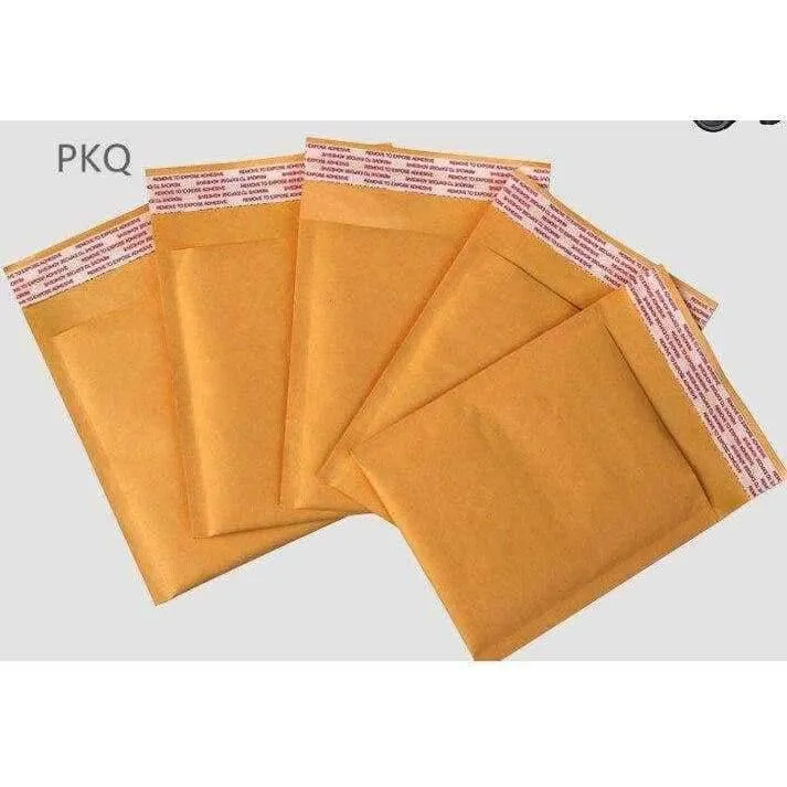 Rynx | 6.28 50 pieces 110*130mm Small Kraft paper padded envelopes Courier bags Jewelry packaging Shipping bags Padded shipping business supplies