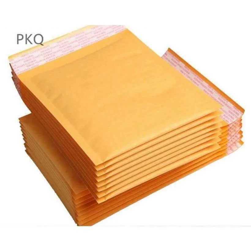 Rynx | 6.28 50 pieces 110*130mm Small Kraft paper padded envelopes Courier bags Jewelry packaging Shipping bags Padded shipping business supplies