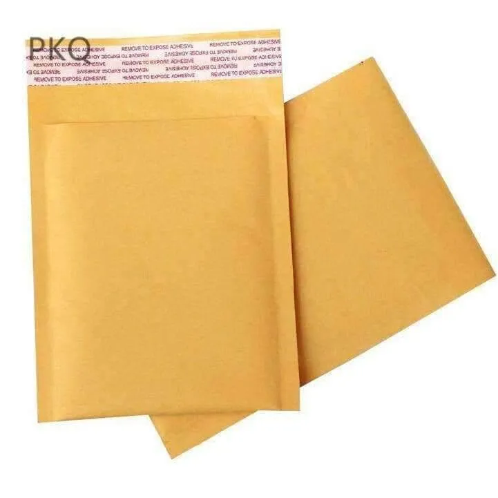 Rynx | 6.28 50 pieces 110*130mm Small Kraft paper padded envelopes Courier bags Jewelry packaging Shipping bags Padded shipping business supplies