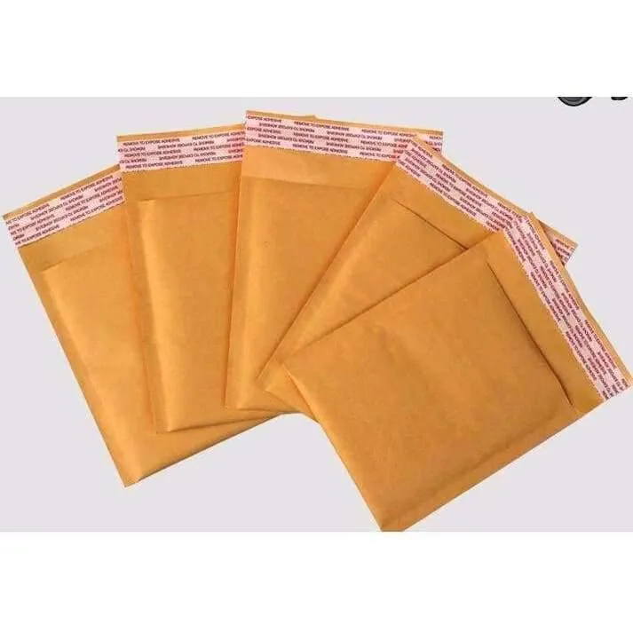 Rynx | 6.28 50 pieces 110*130mm Small Kraft paper padded envelopes Courier bags Jewelry packaging Shipping bags Padded shipping business supplies