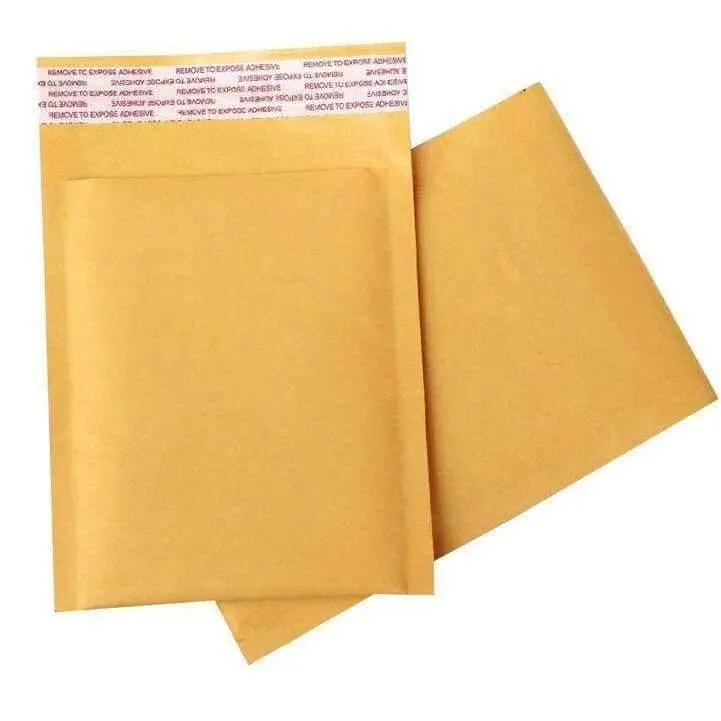 Rynx | 6.28 50 pieces 110*130mm Small Kraft paper padded envelopes Courier bags Jewelry packaging Shipping bags Padded shipping business supplies