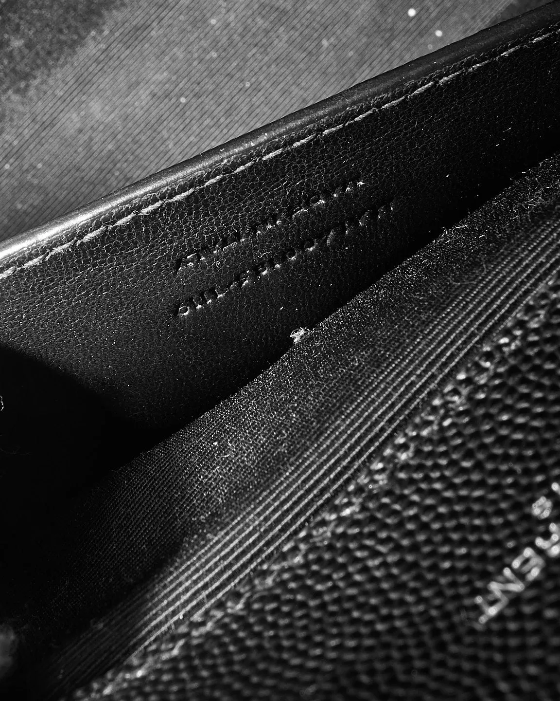 Saint Laurent Black Quilted Leather Medium Envelope Chain Bag
