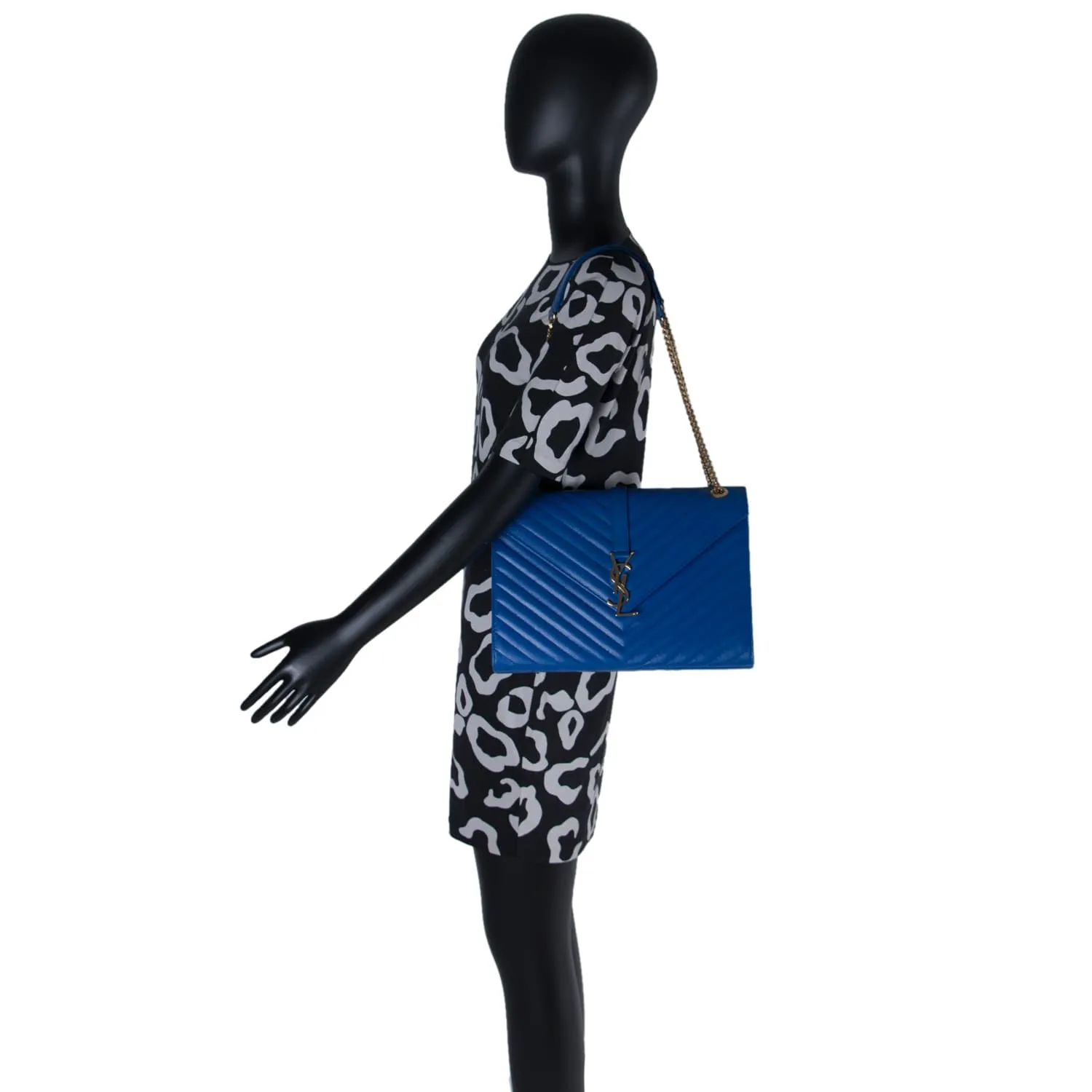 Saint Laurent Monogram Envelope Large Bag