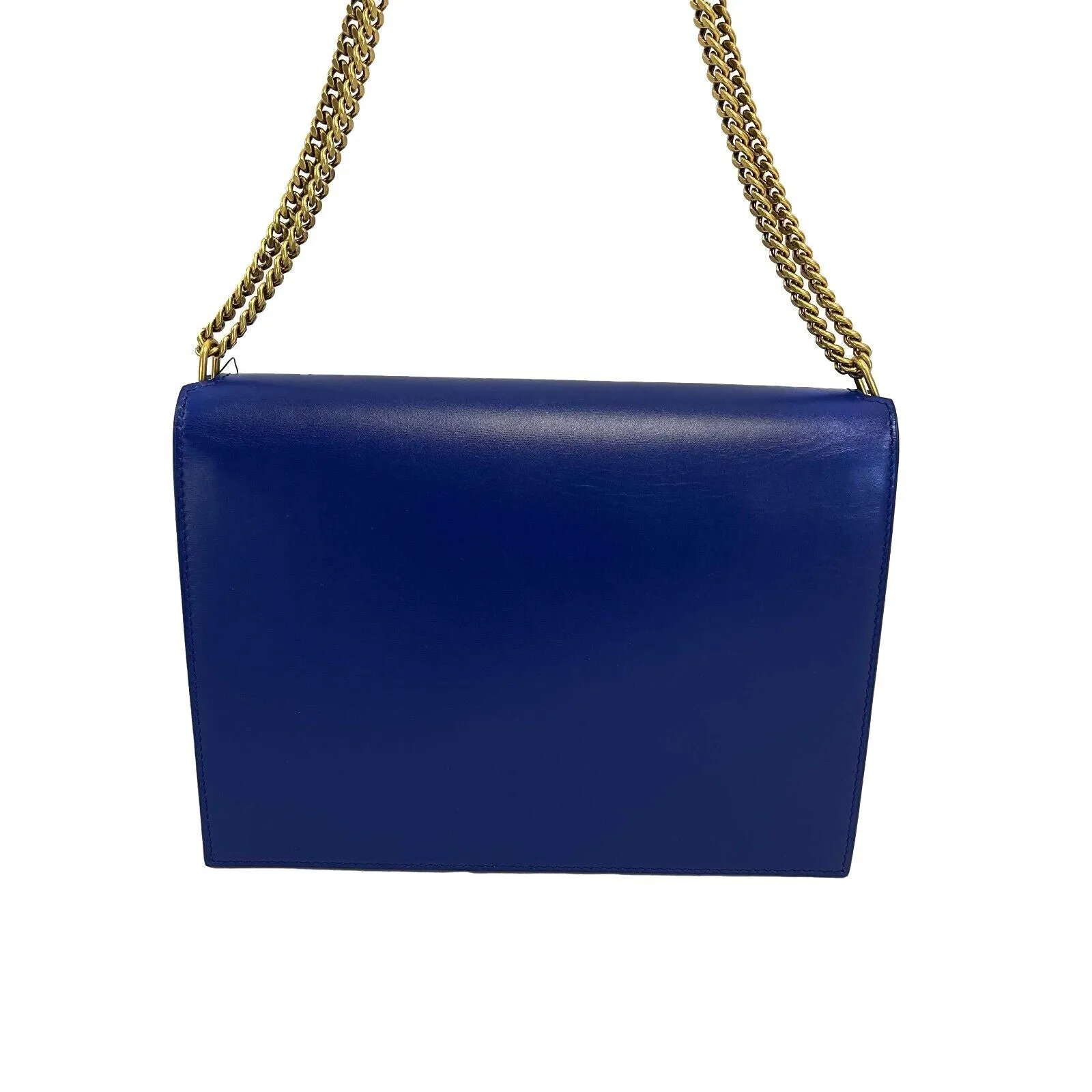 Saint Laurent NEW Medium Cassandra Monogram Leather & Suede Envelope Crossbody