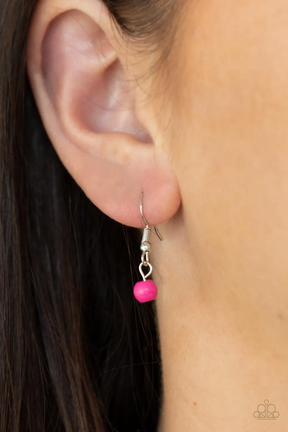 Sandstone Safari - Pink Necklace - Paparazzi Accessories