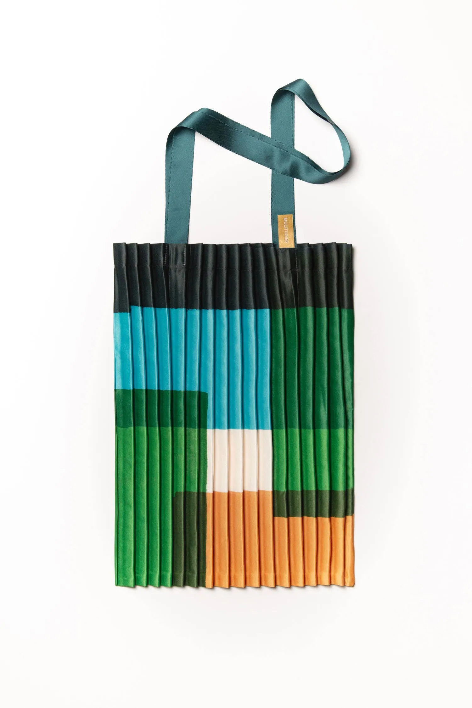 SATIN PLEATED TOTE BAG TALAMONE