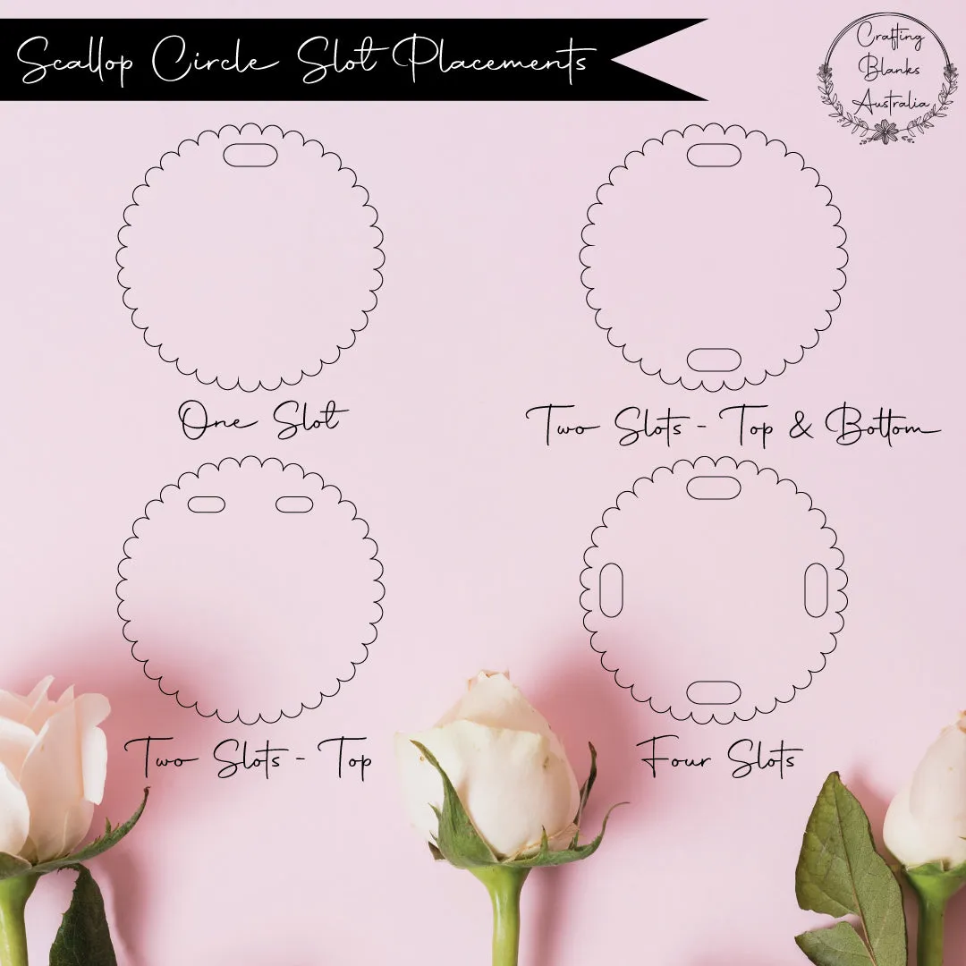 Scallop Circle • Blank Shape • 35mm