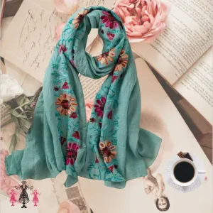 Sea Pashmina Scarf
