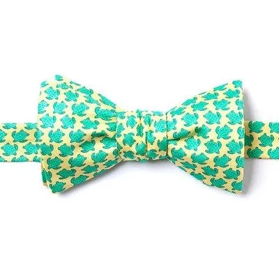 Sea Turtle Silk Bow Tie