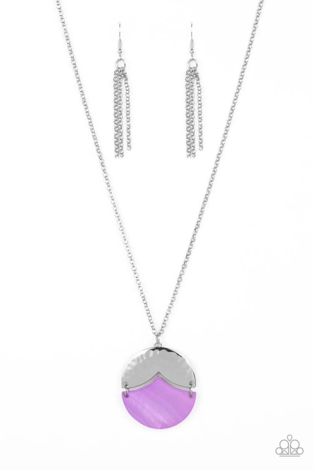 Seaside Sabbatical - Purple Necklace - Paparazzi Accessories