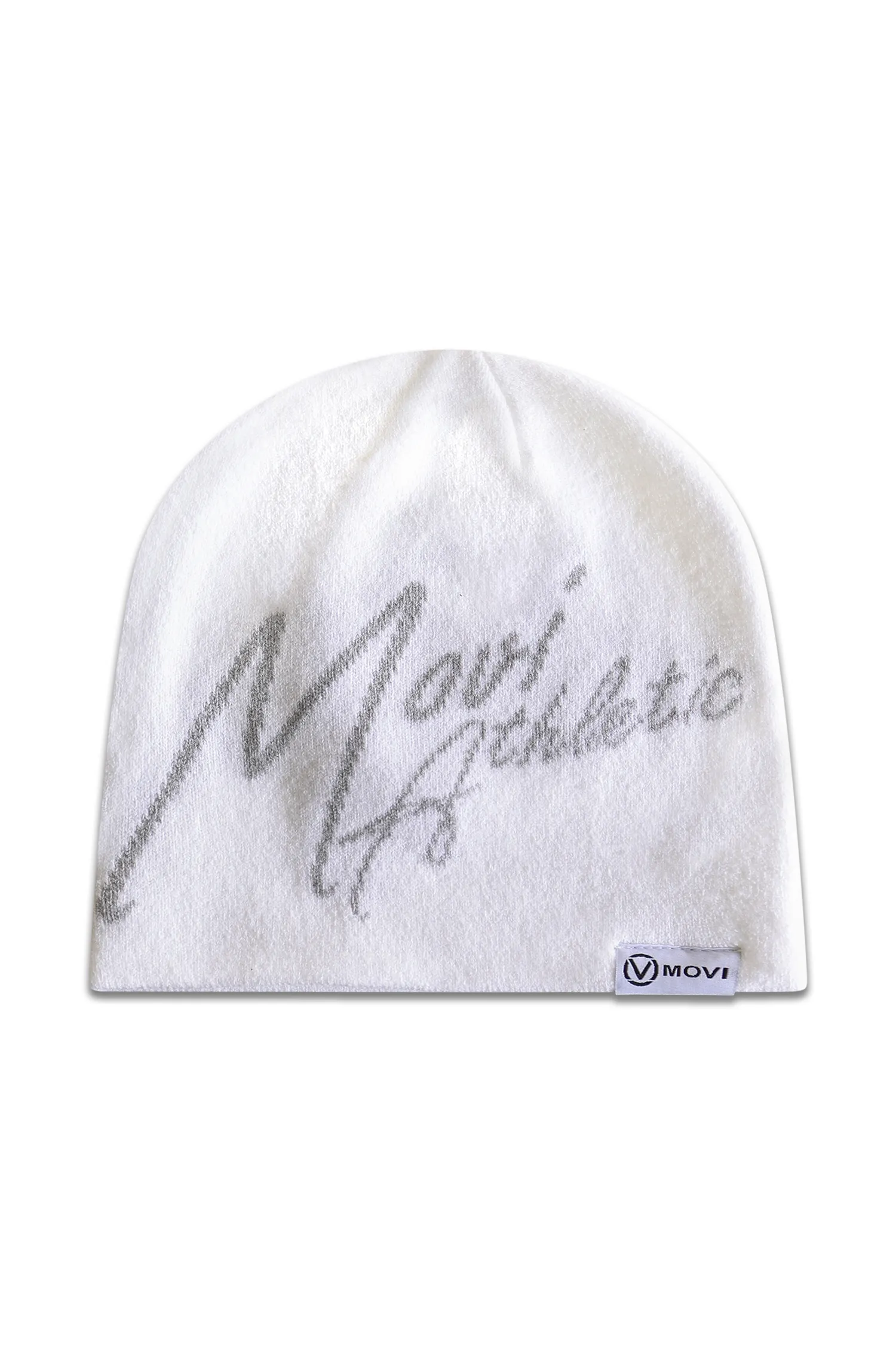 SIGNATURE BEANIE - WHITE