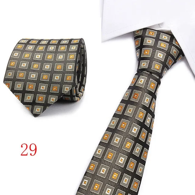 Silk Striped & Paisley Neck Tie