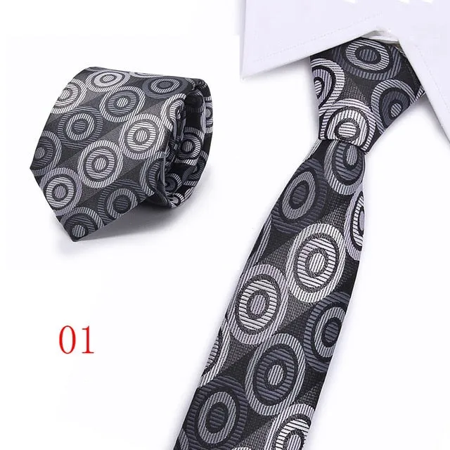 Silk Striped & Paisley Neck Tie