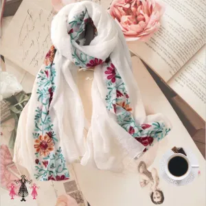 Snow Pashmina Scarf