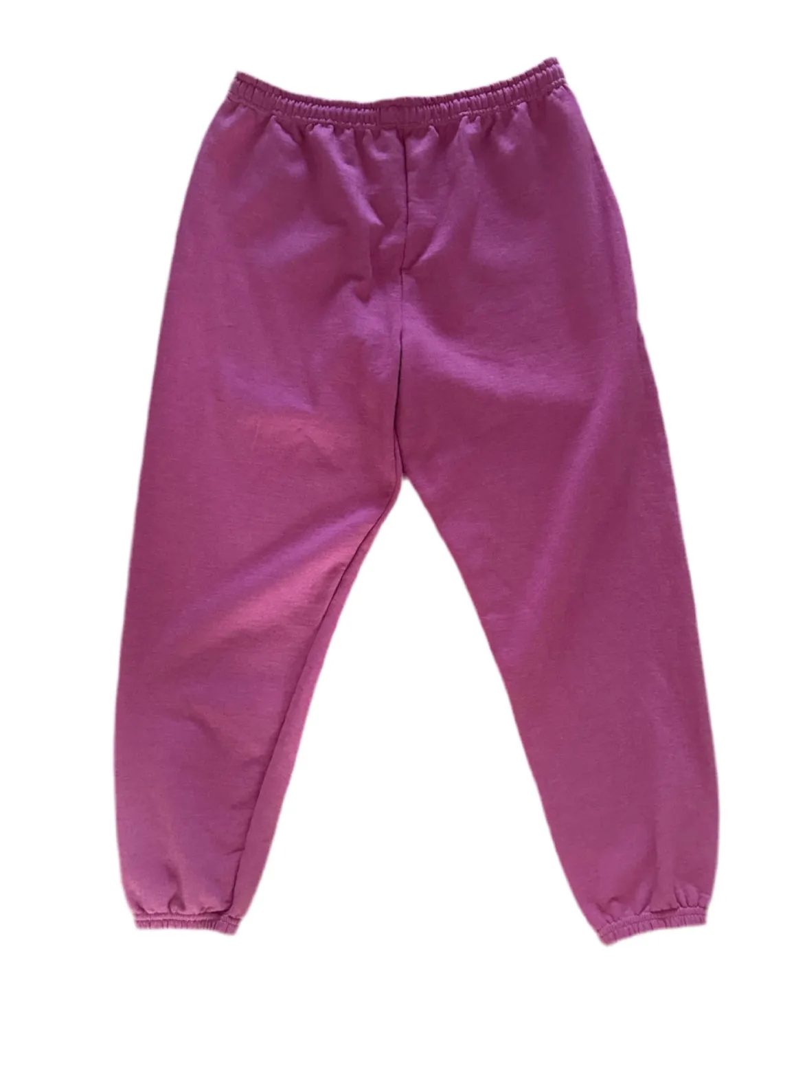 SOLD OUT THANK YOU - ALR Hand Dyed Unisex Cotton Sweatpants in Raspberry