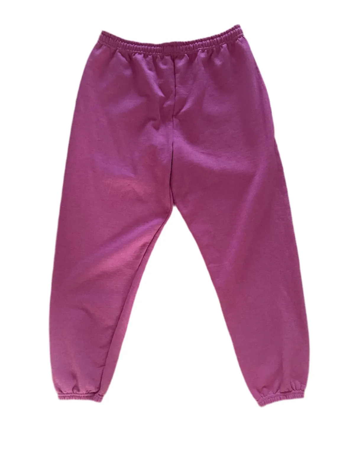 SOLD OUT THANK YOU - ALR Hand Dyed Unisex Cotton Sweatpants in Raspberry