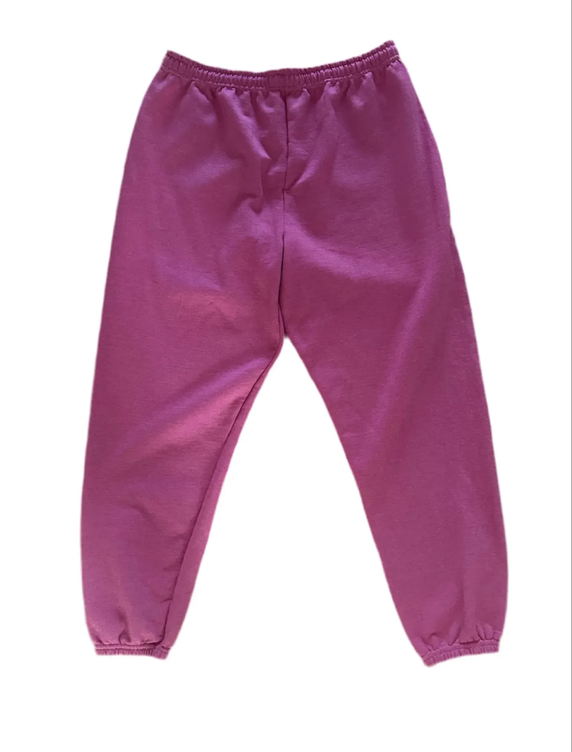 SOLD OUT THANK YOU - ALR Hand Dyed Unisex Cotton Sweatpants in Raspberry