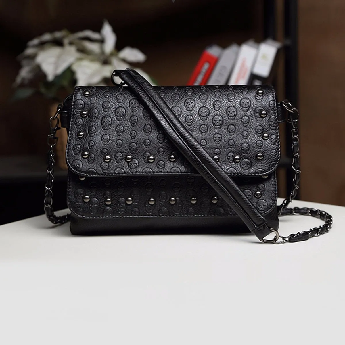 Sousa Black Rivet Women Handbag